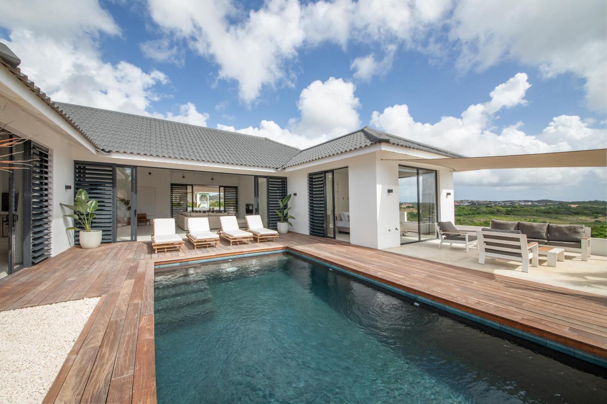 Villa Noma - Luxe Villa Met Uitzicht Spaanse Water ウィレムスタッド エクステリア 写真